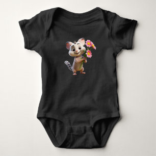 Skutt Into Cuteness Rabbit Baby Bodykostym T Shirt