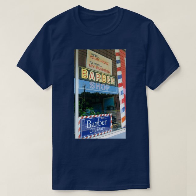 Skutt ner till Barbershop T Shirt (Design framsida)