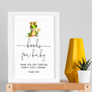 Skutt on over Frog Bokar för Baby Poster