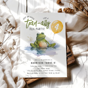 Skutt över   Roligt Party födelsedag Inbjudningar