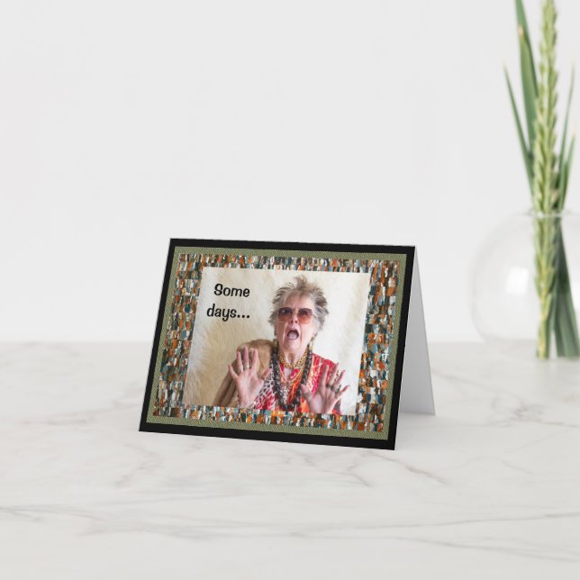 Skutt på din Unicorn och flyga över regnbågskortet Kort (Framsida)