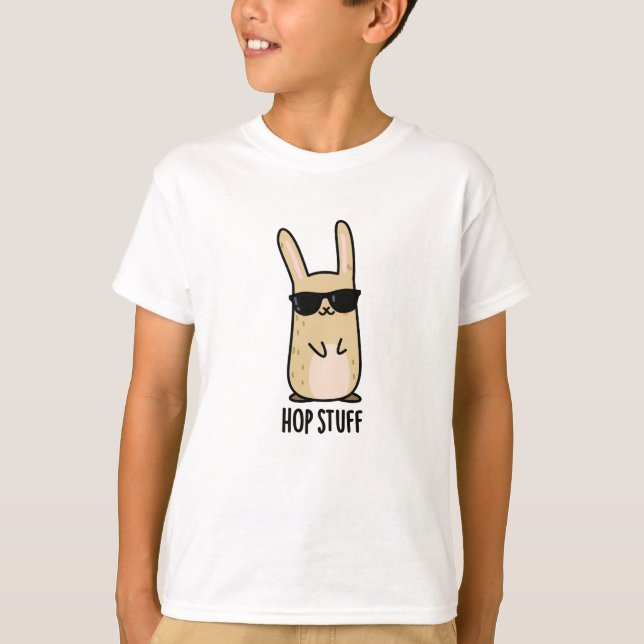 Skutt Saker Funny Bunny Rabbit Pun T Shirt (Framsida)