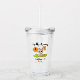 Skutt Skutt Hooray Cute Ungefär 1:a födelsedag Take Away Mugg