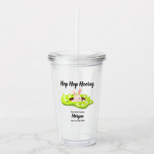 Skutt Skutt Hooray lite kanin Hål 1:a födelsedag Take Away Mugg
