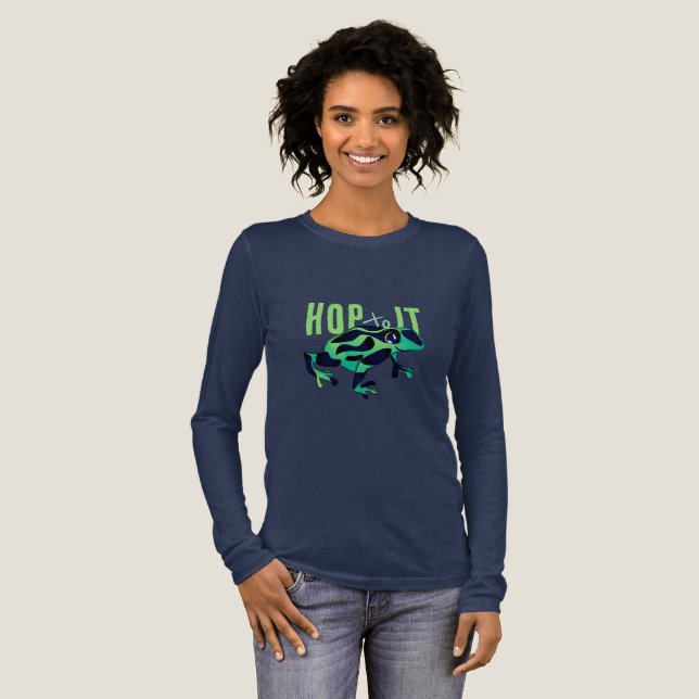Skutt till Tropiska regnskogen Frog Shirt T (Hel framsida)