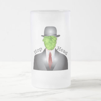 skutthuvud frostat ölglas