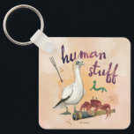 Skuttle's Human Saker Nyckelring<br><div class="desc">Dig in i den lilla Sjöjungfruns vismvärld med den här lysande illustrationen av Skuttle, det ständigt nyfikna fiskmås, och visa hans superskoj samling av "mänskligt saker"! Från den legendariska dunkerskan till mystiska landskatter fångar denna lekande design roligten och den vidriga sidan av undervattenslivet. Perfekt för anpassade Zazzle-produkter som tote bags,...</div>