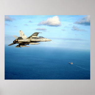 Skvadron 87 för kämpe för F-/A-18Abålgetingstr Poster