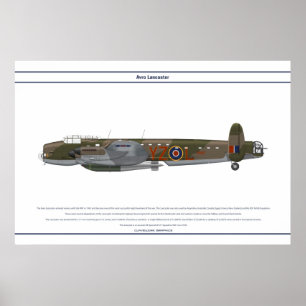 Skvadron för Lancaster BIsakkunnig 617 Poster