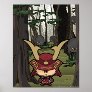Skvallerbytta upp på samuraien poster