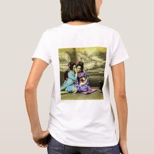 SkvallerGeishaflickor av den gammala Japan T-shirt