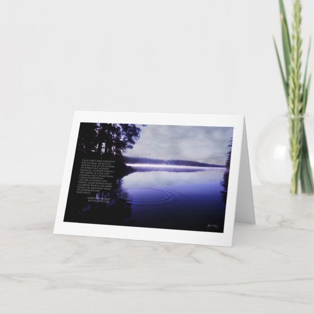 Skvalpa av hopp - det Bobby Kennedy Kort (Framsida)