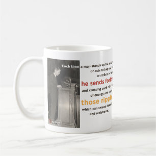 "Skvalpa av hopp" Robert F. Kennedy Råna Kaffemugg