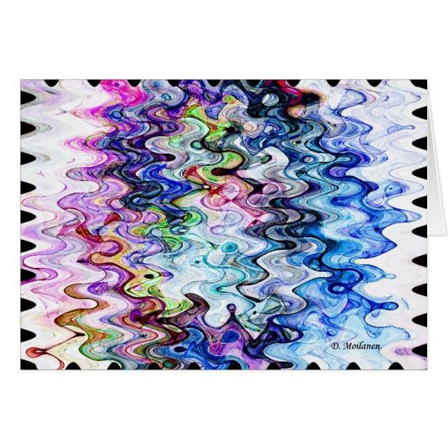 Skvalpa verkställer hälsningskort (Framsidan Horizontal)