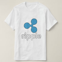 Skvalpa XRP-logotypskjortan - vit