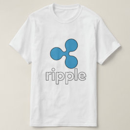 Skvalpa XRP-logotypskjortan - vit Tee Shirt