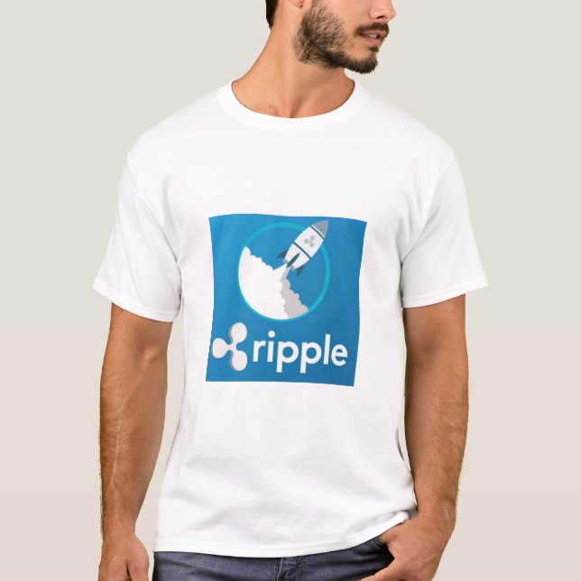 Skvalpa XRP-måneT-tröja T Shirt (Framsida)