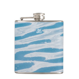 Skvalpar på sjösommarflaskan fickplunta