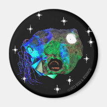 Skvot ovanför masterasteroidhead med stars