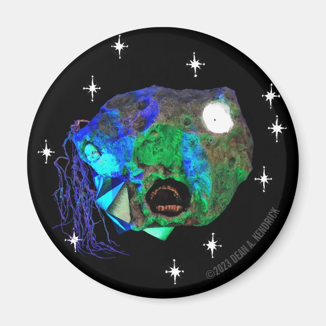 Skvot ovanför masterasteroidhead med stars magnet (Framsidan)