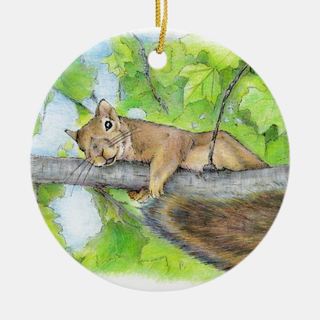 SKWIRL JULGRANSPRYDNAD KERAMIK (Framsidan)