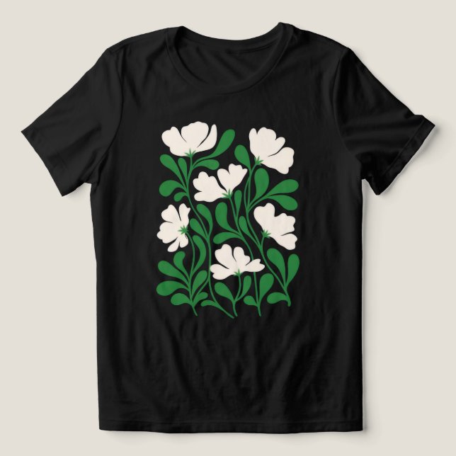 Sky Bloom Dam Tröja Med Blommotiv (Design Framsida)