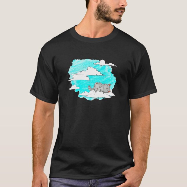 Sky Cat T Shirt (Framsida)