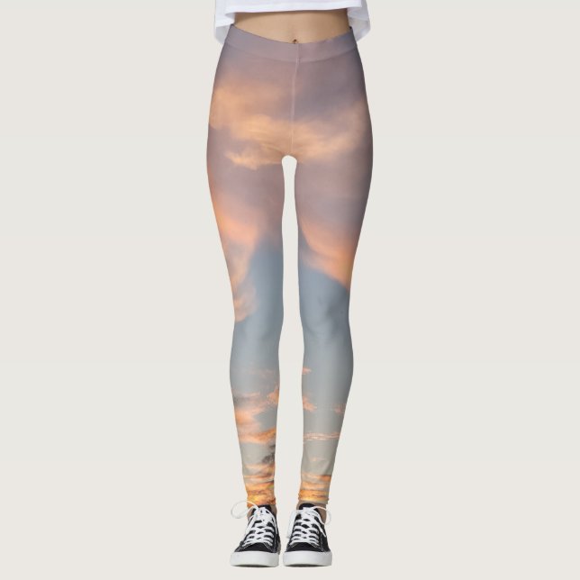 SKY COLOR COMBO LEGGINGS (Framsida)