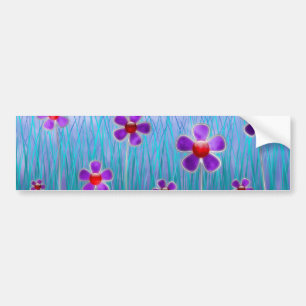 Sky Daisy Bumber Sticker Bildekal