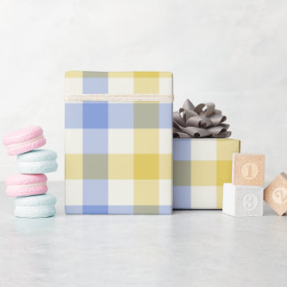 Sky Gingham - Wrapping Paper Presentpapper