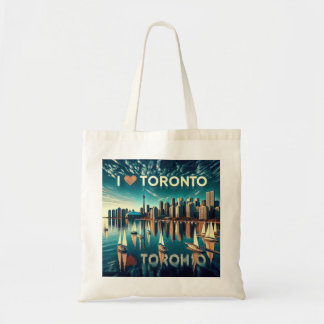 Sky-High Love Toronto Tote Tygkasse