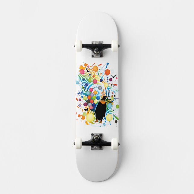 Sky_High Skateboard Bräda 20,5 Cm (Framsida)