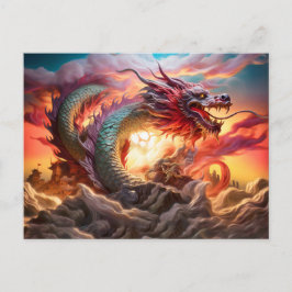 Sky Sovereign – Chinese Airbrush Dragon over Mount Vykort