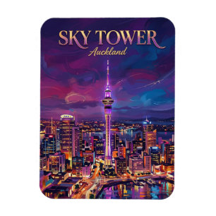 Sky Tower Nya Zeeland Magnet