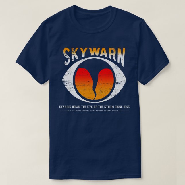 Skyalert, nödlidande även tillgängligt som nödlida t shirt (Design framsida)