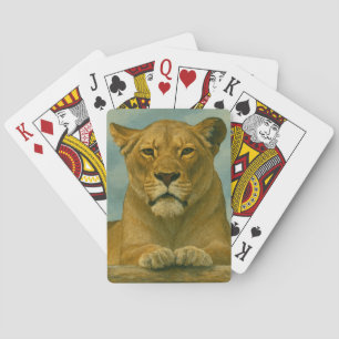 Skybound Grace - Lioness i Ledge Casinokort
