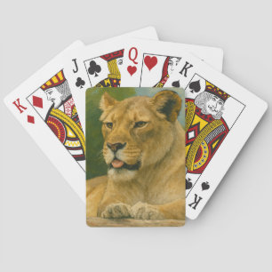 Skybound Grace - Lioness i Ledge Casinokort