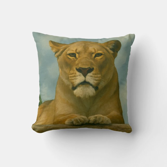Skybound Grace - Lioness i Ledge Kudde (Framsida)