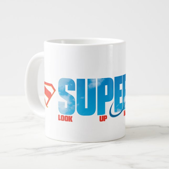 Skybound Superman Silhouette Jumbo Mugg (Framsida vänster)