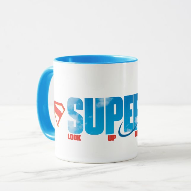 Skybound Superman Silhouette Mugg (Framsida vänster)