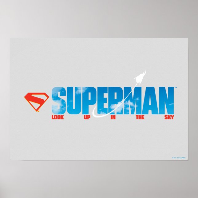 Skybound Superman Silhouette Poster (Framsidan)