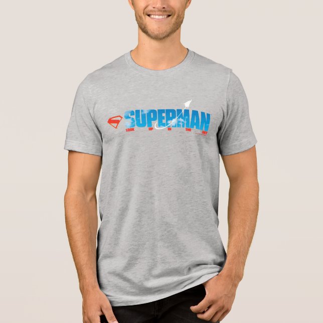Skybound Superman Silhouette T Shirt (Framsida)