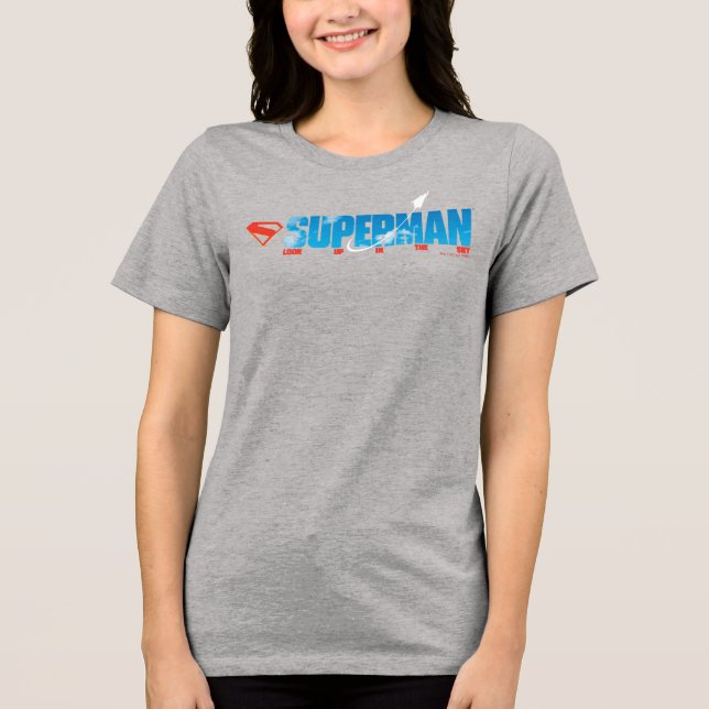 Skybound Superman Silhouette T Shirt (Framsida)