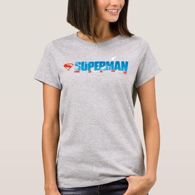 Skybound Superman Silhouette T Shirt (Framsida)