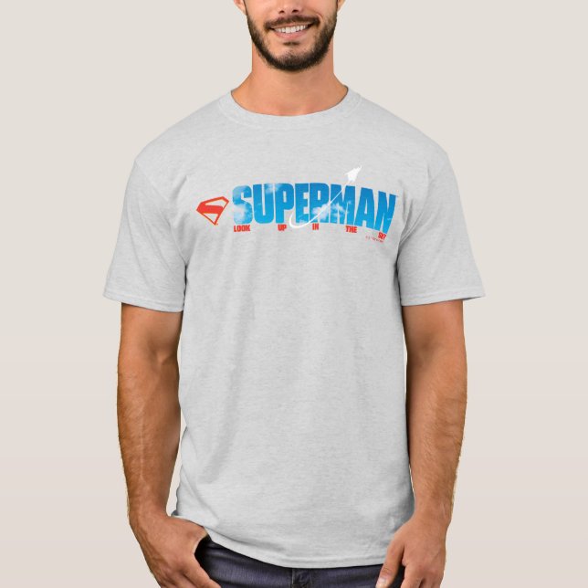 Skybound Superman Silhouette T Shirt (Framsida)