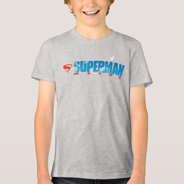 Skybound Superman Silhouette T Shirt (Framsida)