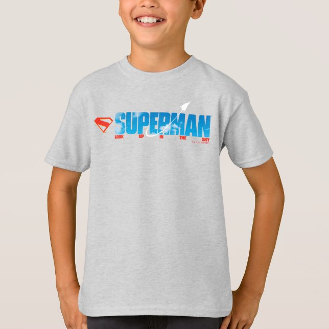 Skybound Superman Silhouette T Shirt (Framsida)