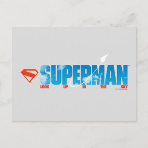 Skybound Superman Silhouette Vykort