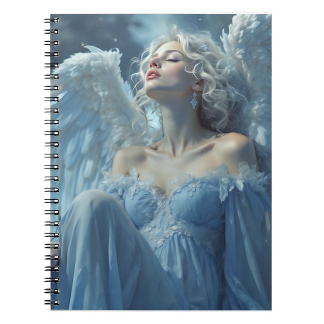 Skybunden tystnad: Angel från Midnight Veil Anteckningsbok (Framsidan)
