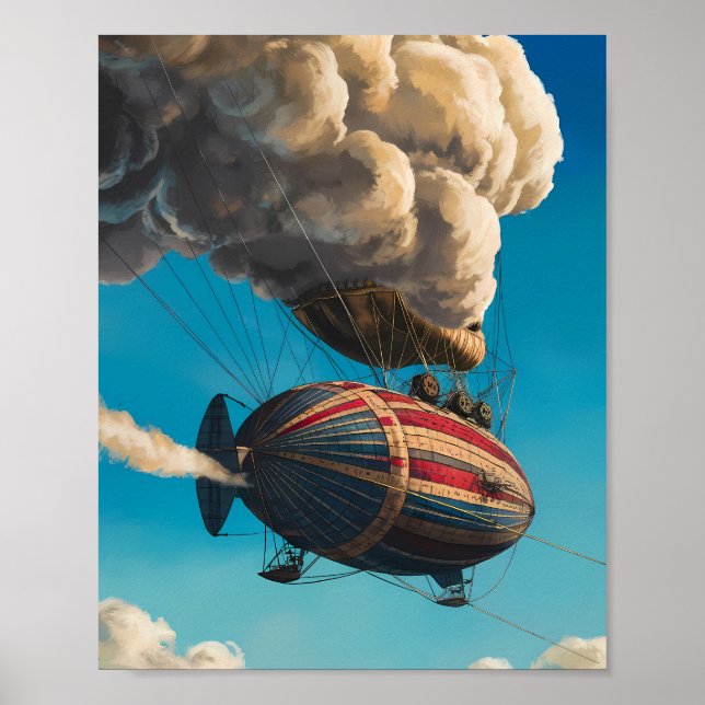 Skybundet Steampunk Voyager Poster (Framsidan)
